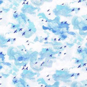 Pcarmorine Ls Embroderi Top Silver Lining main image 1